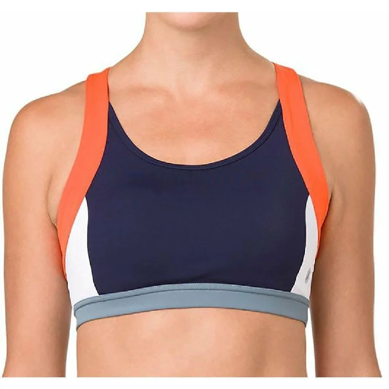 Asics Colour Block 2 Womens Sports Bra - Navy