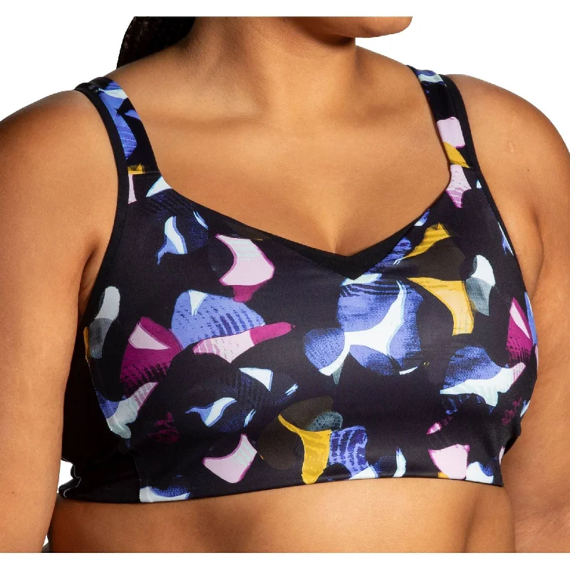 Brooks Drive Convertible Run Womens Sports Bra - Black