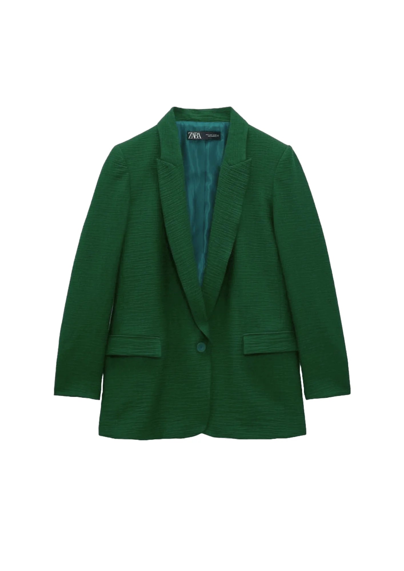 RUSTIC GREEN BLAZER Linen Women's Suit