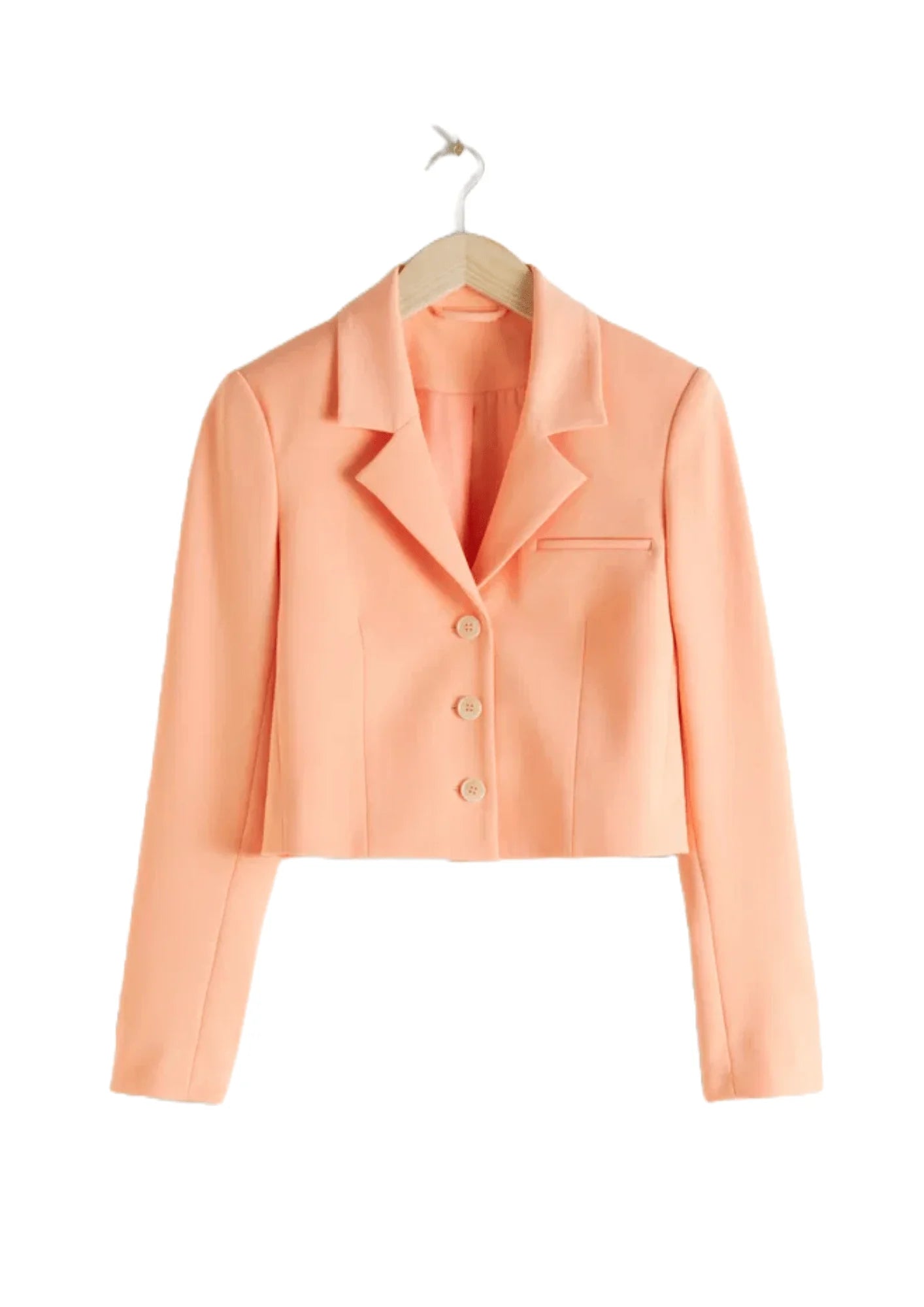 ORANGE CROPPED TAILORED BLAZER Women's Boutique Suit