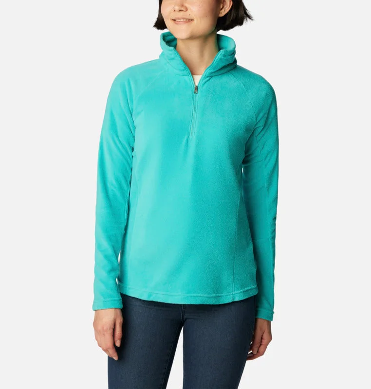 Columbia Ladies Glacial IV Half Zip Fleece-AQUA